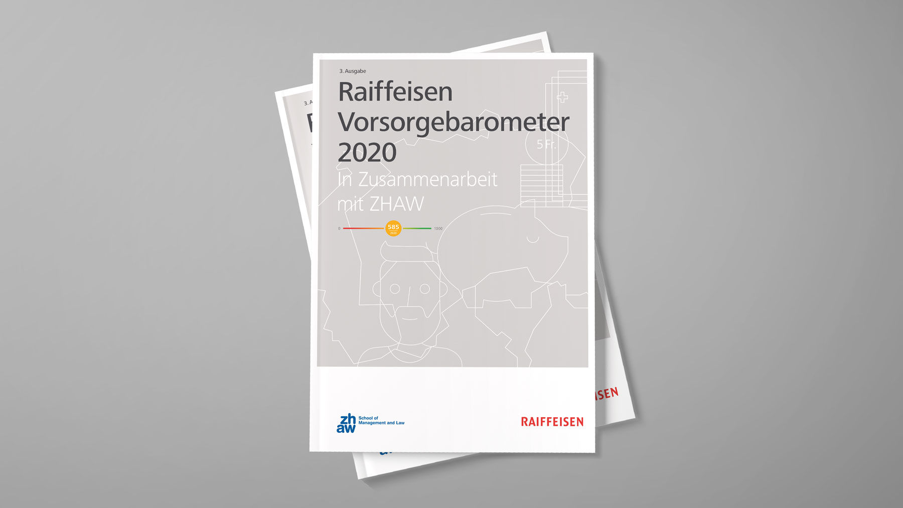 Raiffeisen Vorsorgebarometer 2020, Cover der Broschüre